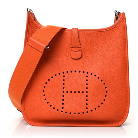 sizes of hermes evelyne bags|Hermes evelyne bag cost.